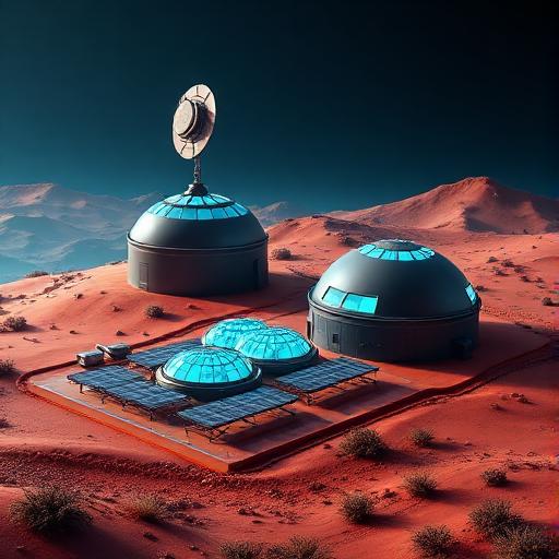 Space Colony game artwork